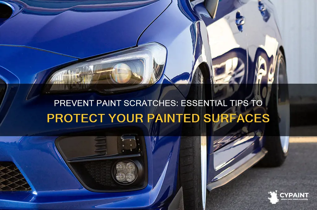 how to keep paint from scratching off