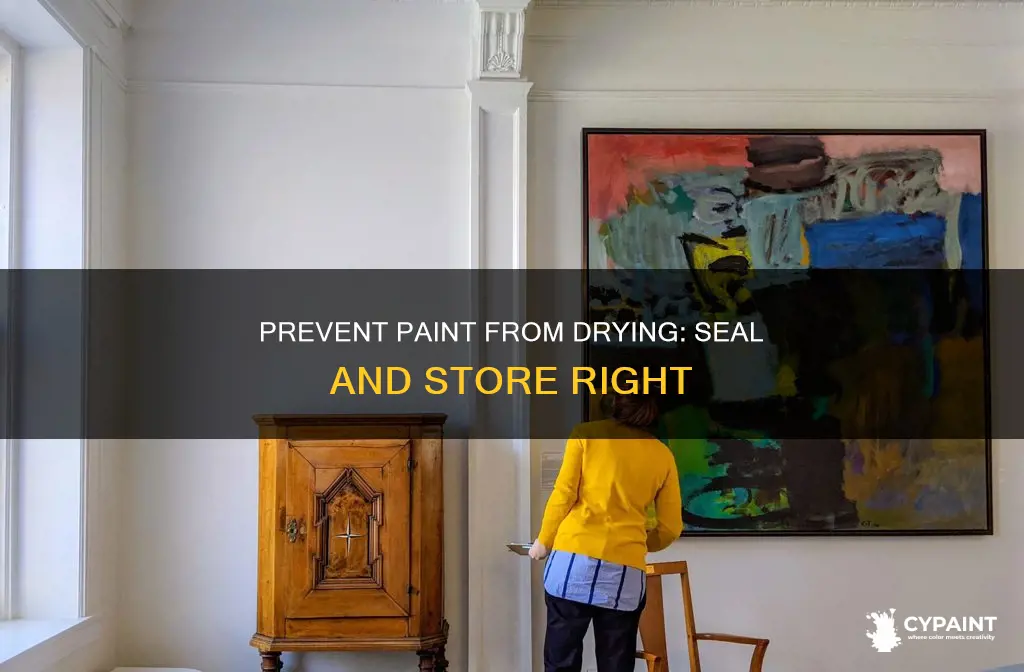 how to keep paint from skaling over in can