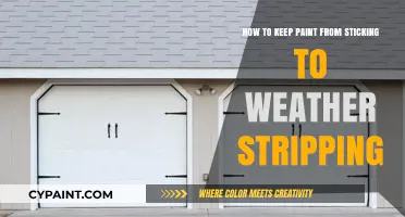 Prevent Paint Sticking to Weather Stripping: A Guide