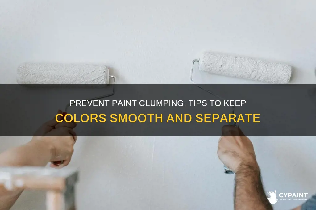 how to keep paint from sticking together