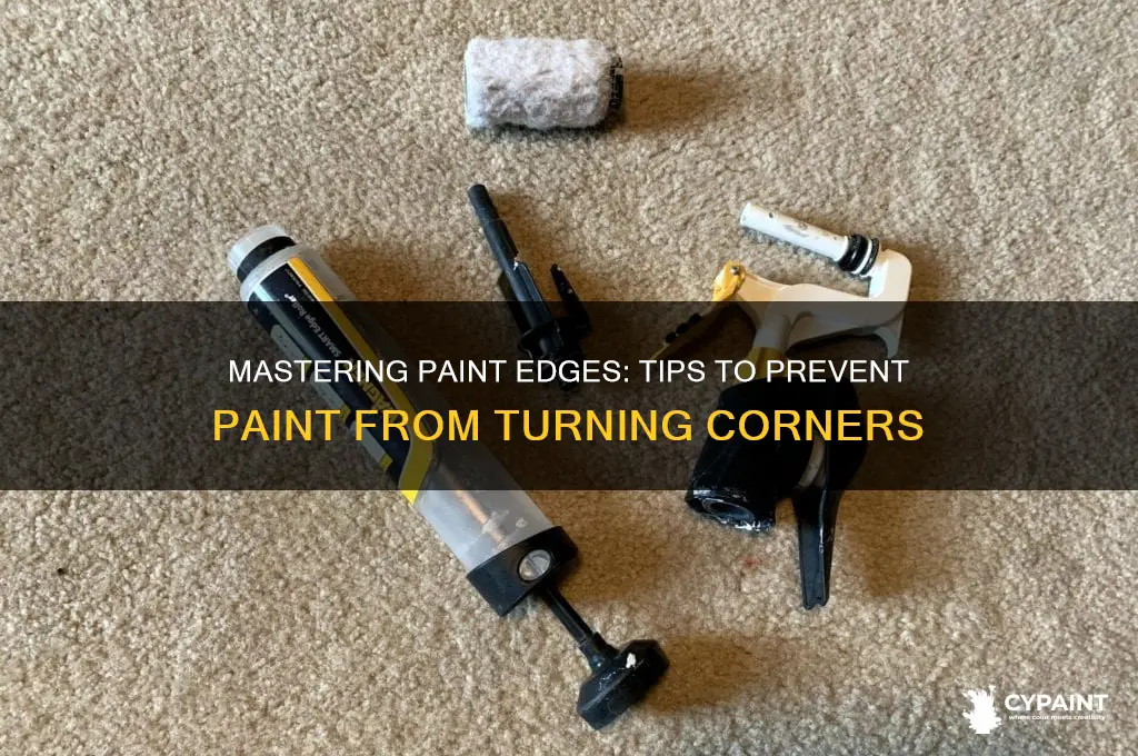 how to keep paint from turning a corner