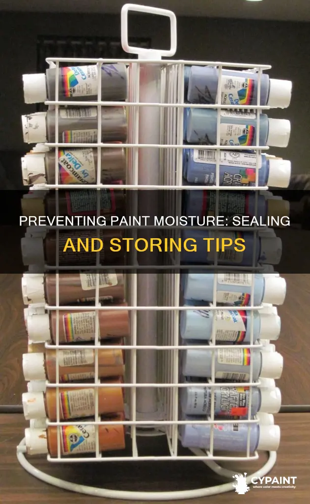 how to keep paint moisture out of its containers