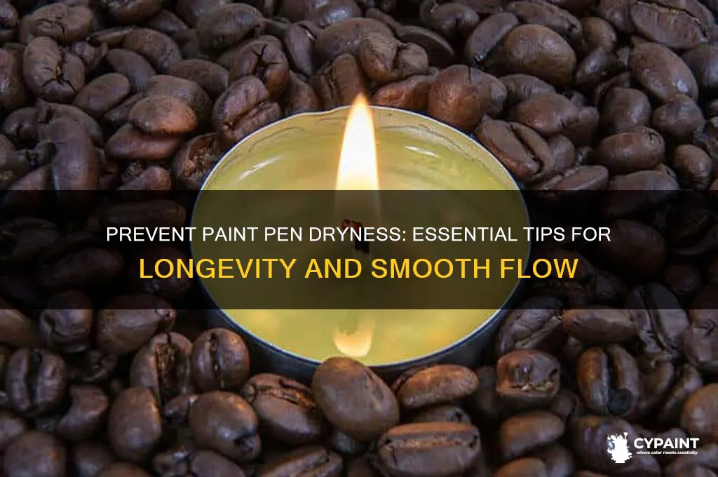 how to keep paint pens from drying out