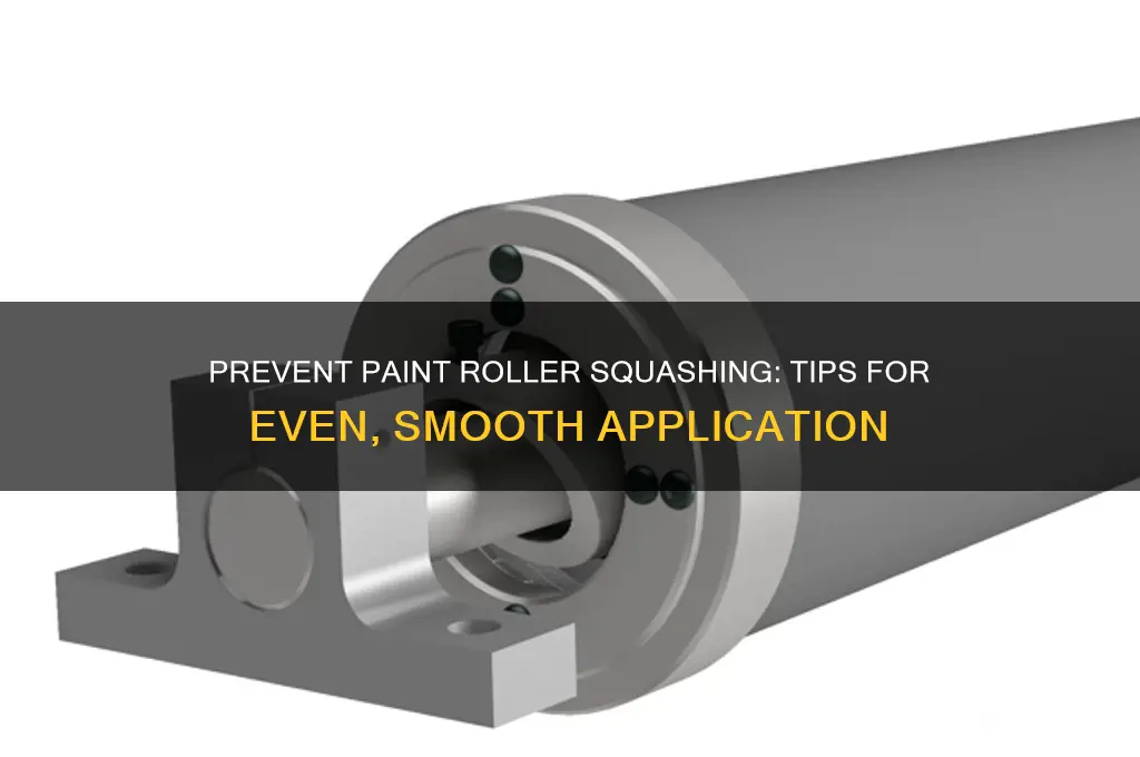 how to keep paint roller from squashing down