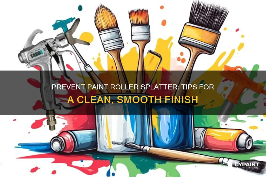 how to keep paint rollers from splattering