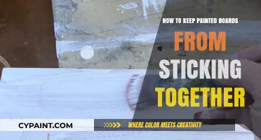 Prevent Painted Boards from Sticking: Tips for Smooth Separation