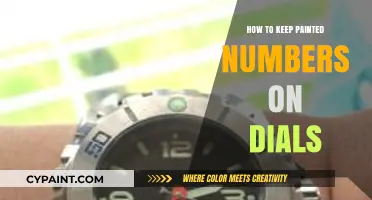 Preserving Painted Numbers on Dials: Tips for Long-Lasting Clarity