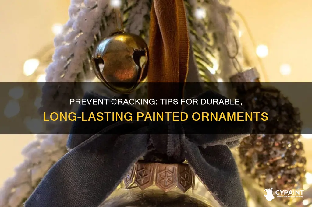 how to keep painted ornaments from cracking