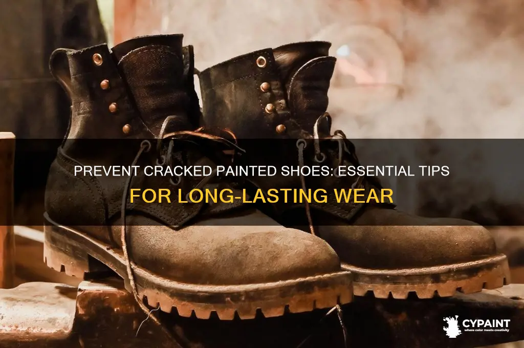 how to keep painted shoes from cracking