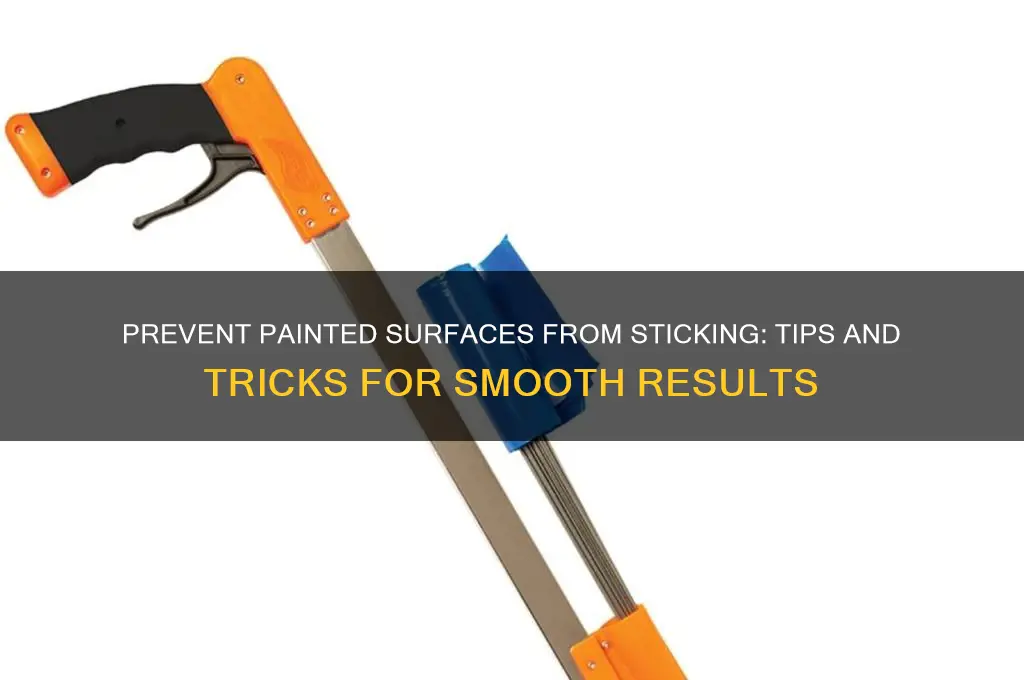 how to keep painted surfaces from sticking