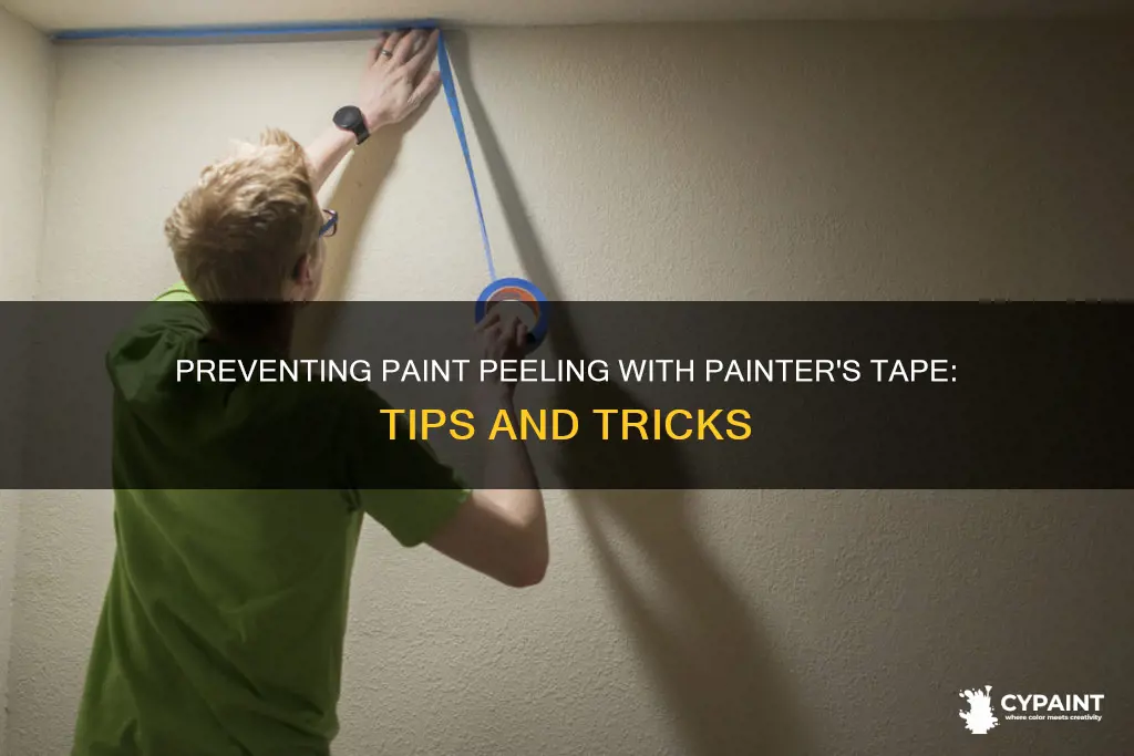 how to keep painters tape from pulling off paint