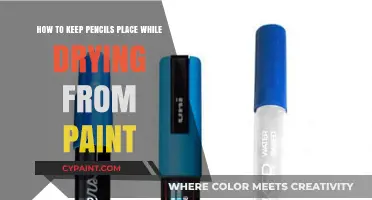 Drying Painted Pencils: Keep Them in Place