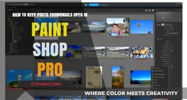 Mastering Paint Shop Pro: Keep Your Thumbnails Open