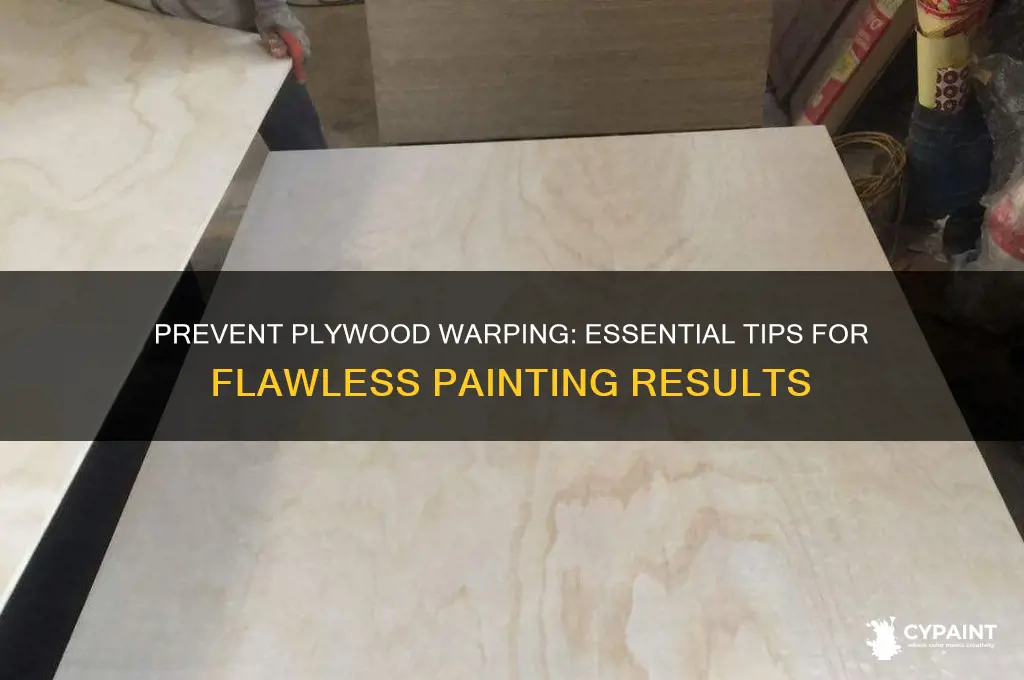 how to keep plywood from warping when painting