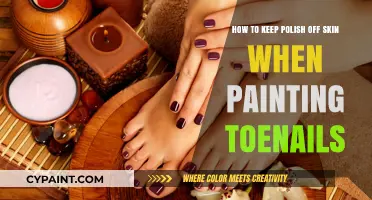 Toenail Painting: Protecting Skin from Polish
