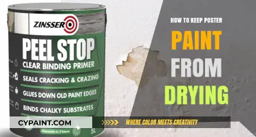Prevent Poster Paint Drying: Tips for Long-Lasting Art Supplies