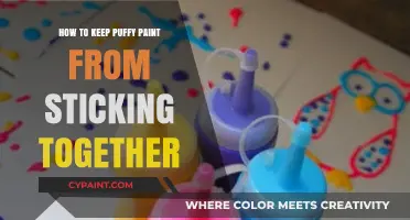 Prevent Puffy Paint Sticking: Tips for Smooth, Separated Crafting