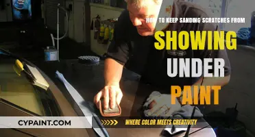 Sanding Scratches: Hiding Under Paint