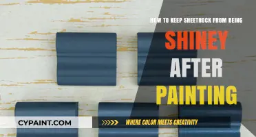 Avoid Shiny Sheetrock: Tips for a Perfect Paint Finish