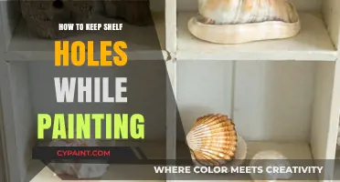 Painting Tips: Preserving Shelf Holes for a Seamless Finish