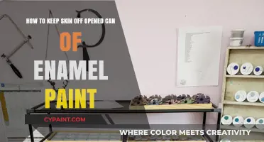 Mastering the Art of Storing Opened Enamel Paint Cans