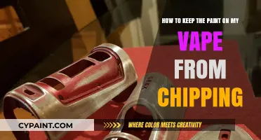 Vape Maintenance: Tips to Prevent Paint Chipping