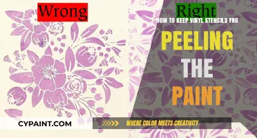 Preventing Vinyl Stencil Paint Peel-Off: Tips and Tricks
