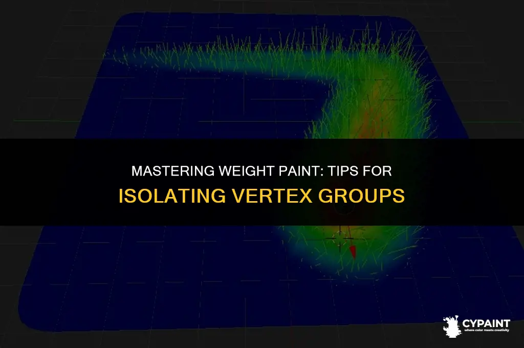 how to keep weight paints on a single vertex group
