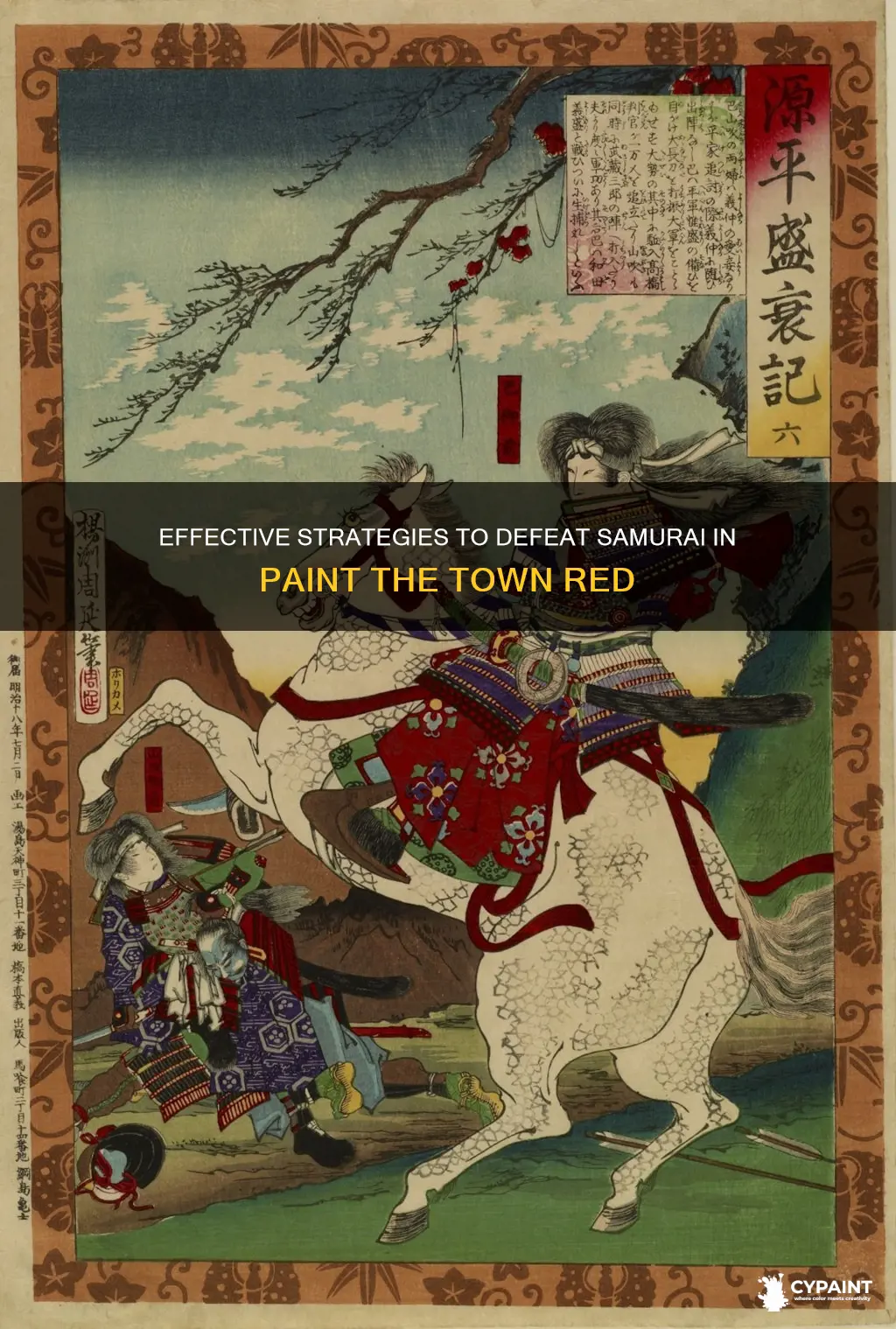 how to kill samurai in paint the down red