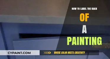Mastering the Art: How to Label the Back of a Painting