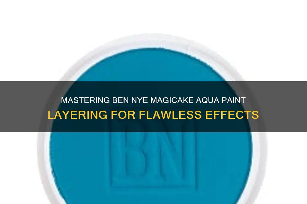 how to layer ben nye magicake aqua paint
