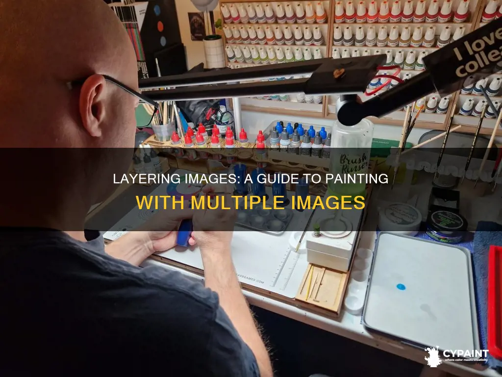 how to layer image so you can paint it