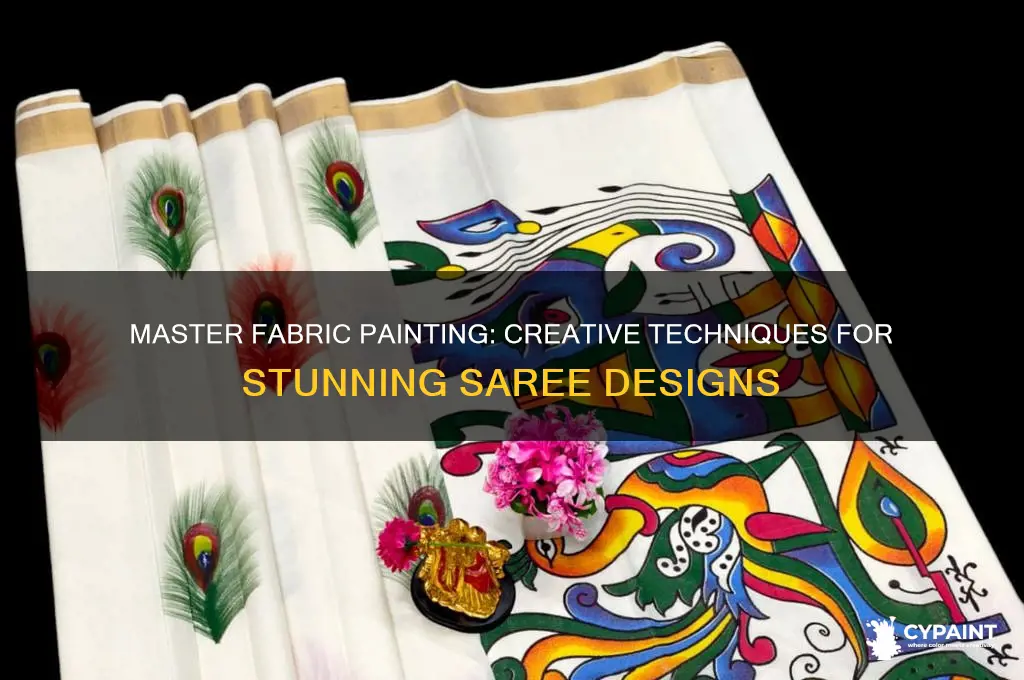 how to learn fabric painting on sarees