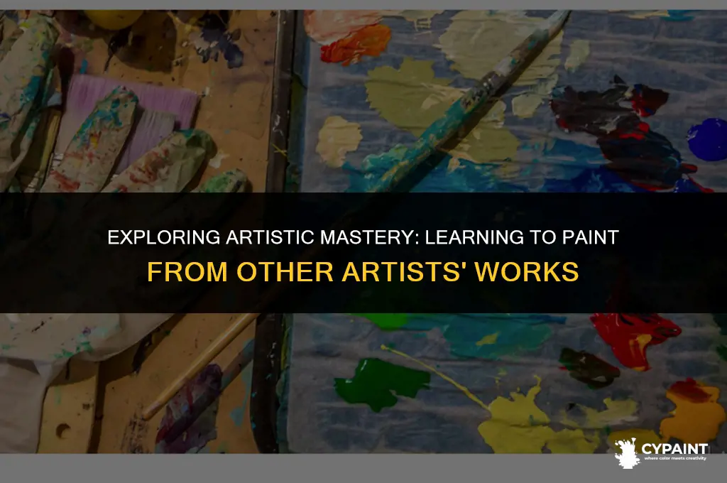 how to learn how to paint from other peoples art