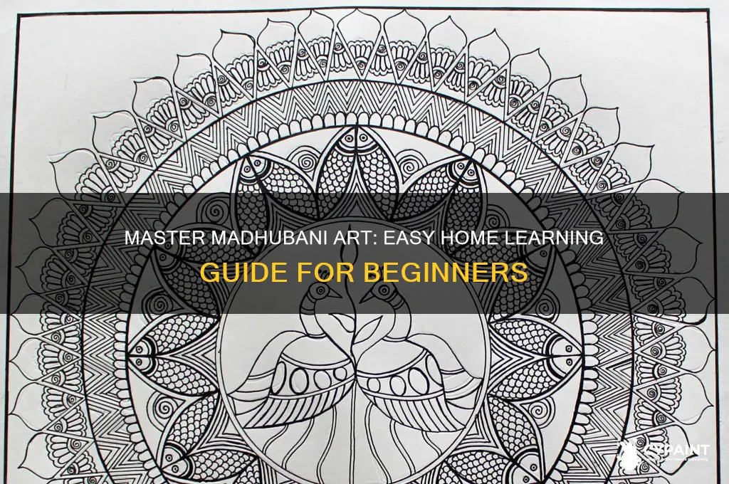 how to learn madhubani painting at home