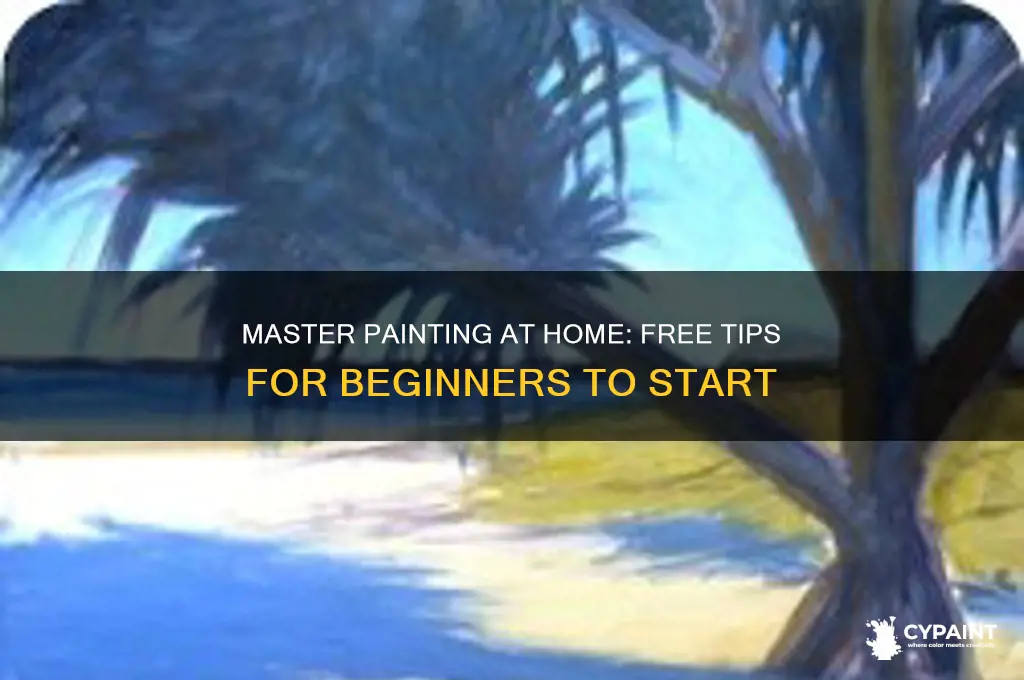 how to learn painting at home free