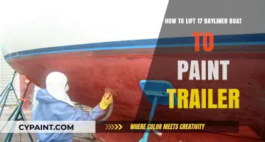 Lifting a Bayliner: Painting Prep for Your Trailer