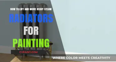 Safely Lifting and Moving Heavy Steam Radiators for Painting Projects