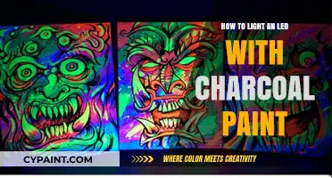 Creative Lighting: Illuminating LEDs with Charcoal Paint Techniques