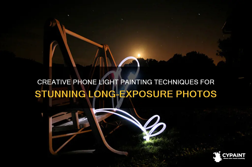 how to light paint with a phone