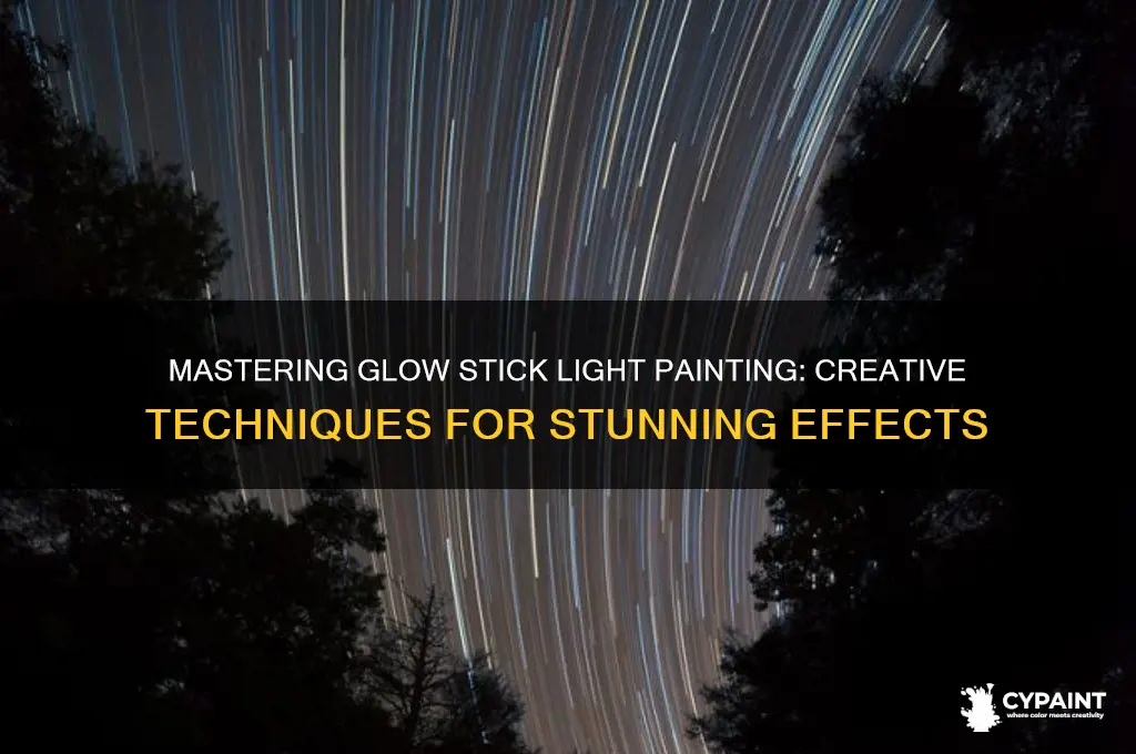 how to light paint with glow sticks