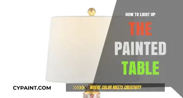Illuminate Your Painted Table: Creative Lighting Tips for a Stunning Display