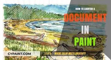 Lighten Your Documents Easily: A Quick Paint Tutorial Guide