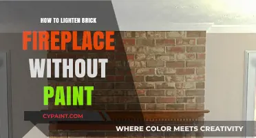 Brighten Your Brick Fireplace: Paint-Free Lightening Techniques Revealed