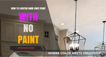 Lighten Dark Gray Paint: Easy Tricks Without More Paint