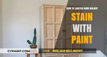 Lighten Dark Walnut Stain: Easy Painting Techniques for a Brighter Look