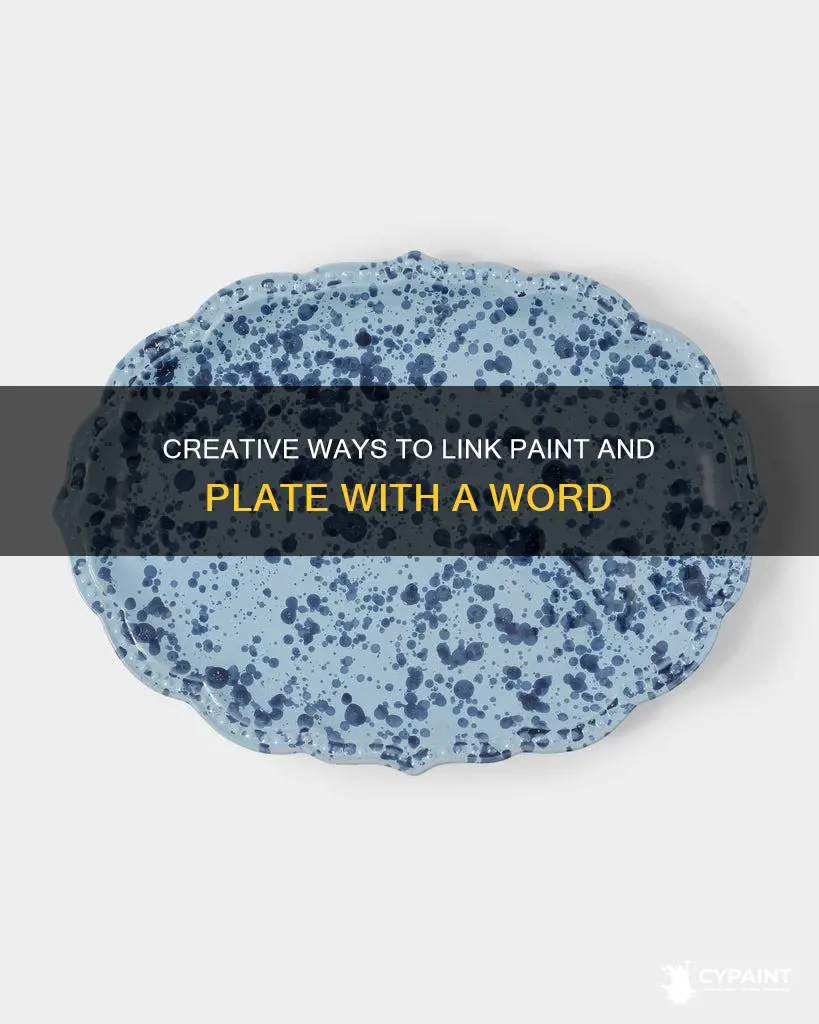 how to link paint and plate with a word