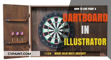 Master Dartboard Design: Live Painting Techniques in Adobe Illustrator