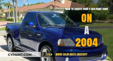 Decoding Your 2004 Ford F-150's Paint Code: A Simple Guide
