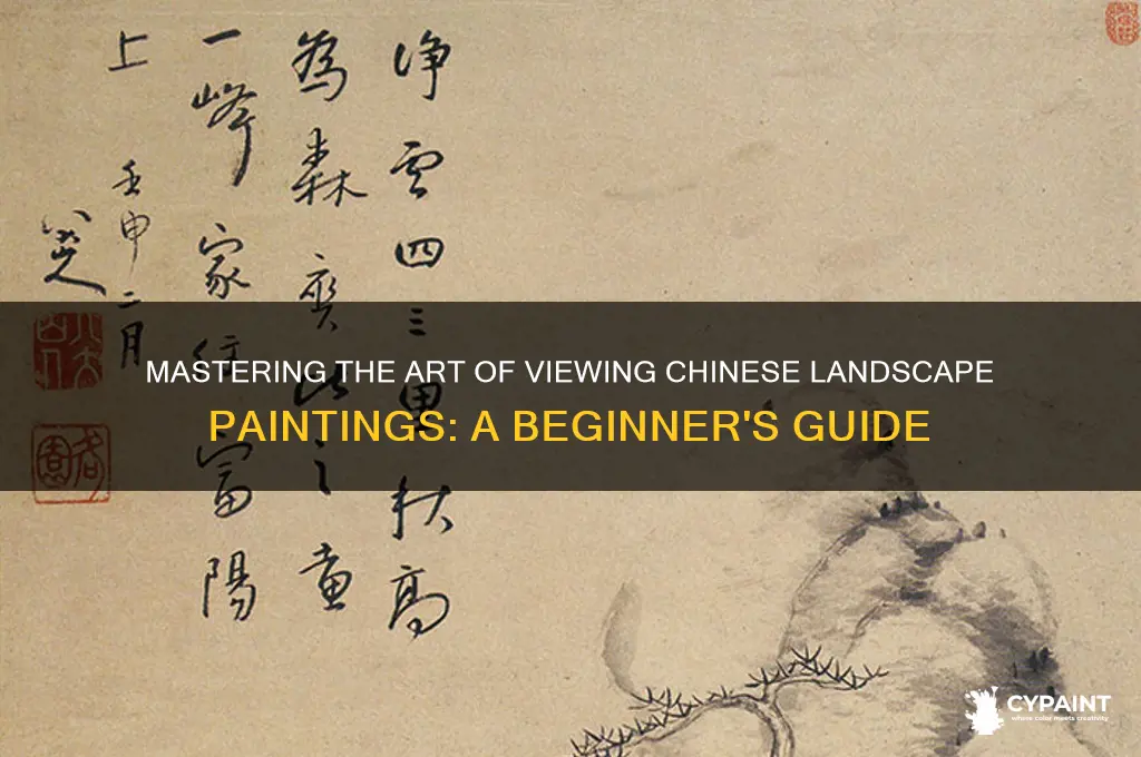 how to look at a chinese landscape painting
